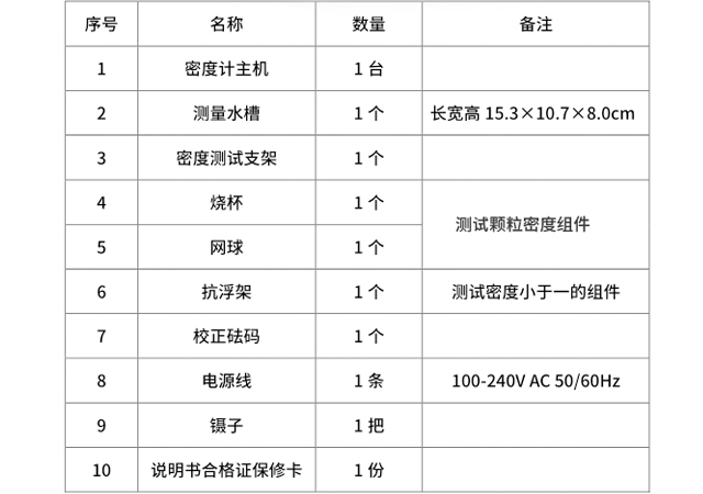 固体比重测定仪